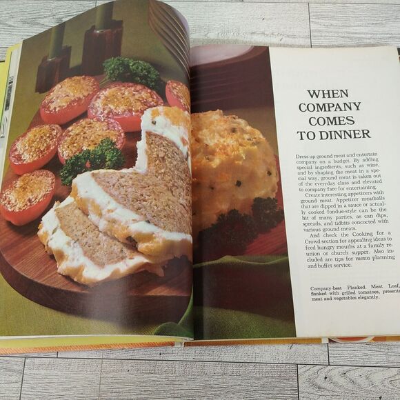 GROUND MEAT COOK BOOK - Vtg 1969 - Better Homes and Gardens - Hardcover Cookbook - Picture 5 of 16